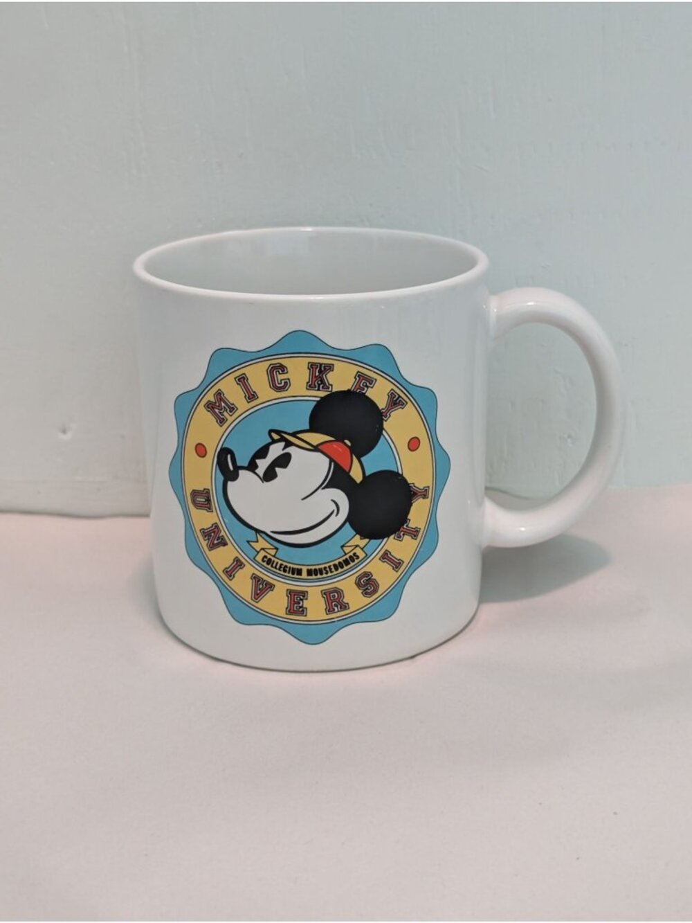 VTG Walt Disney Mug Mickey Mouse University 1985 Applause Japan Collectible